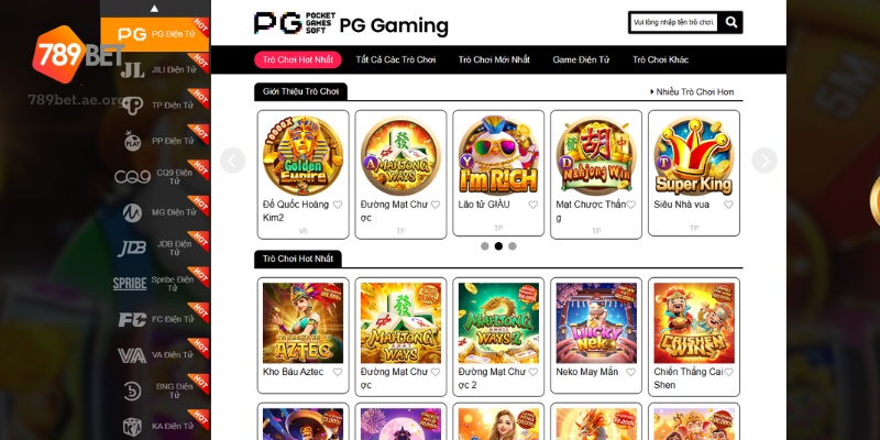 Danh Mục Game Slot Siêu Hấp Dẫn Tại Nhà Cái 789Bet